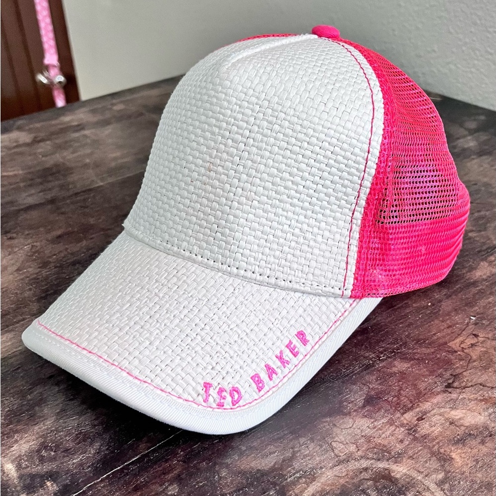 Ted Baker Pink and white Baseball Cap